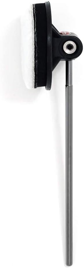 Batedor de cajon Gibraltar SC-FLTSOFTY com cabeça de lã macia branca e haste metálica