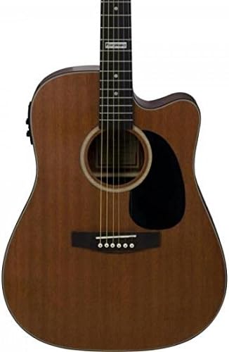 Violão eletroacústico Giannini GF1D CEQ WS em sapele com acabamento natural fosco