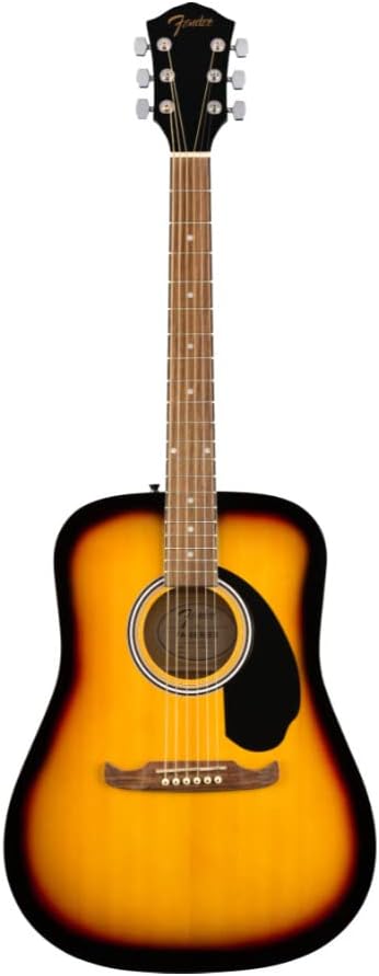 Violão Fender FA-125 Dreadnought em acabamento Sunburst, laminado.