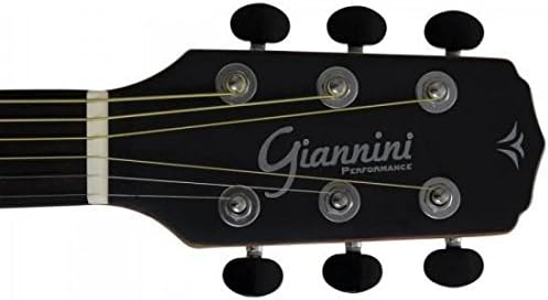 Close da cabeça do violão Giannini GF1D CEQ WS mostrando detalhes