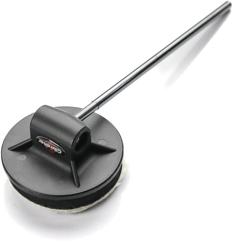 Detalhe da cabeça macia de lã do batedor de cajón Gibraltar SC-FLTSOFTY