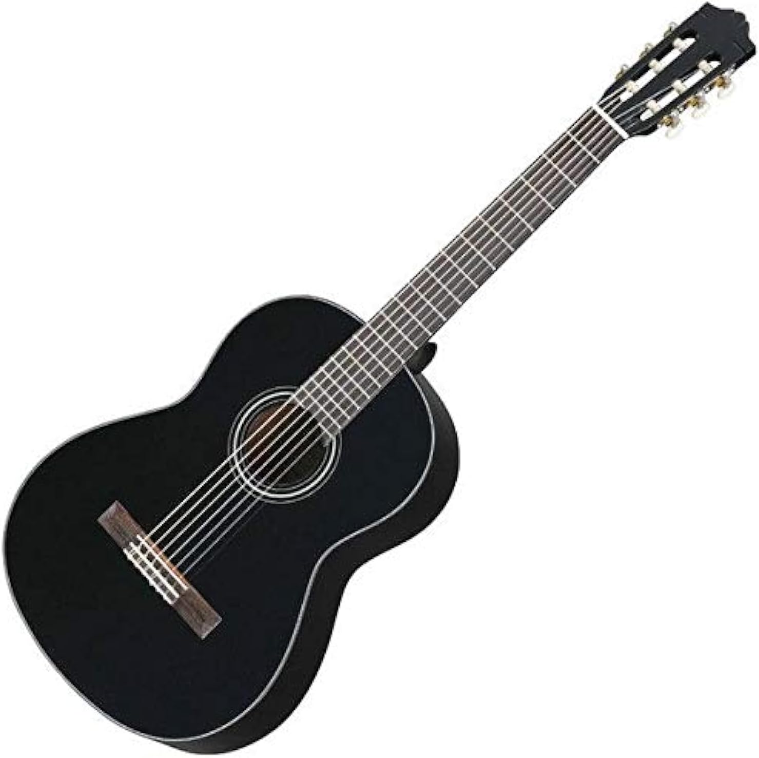 Violão clássico acústico Yamaha C-40BL preto com cordas nylon