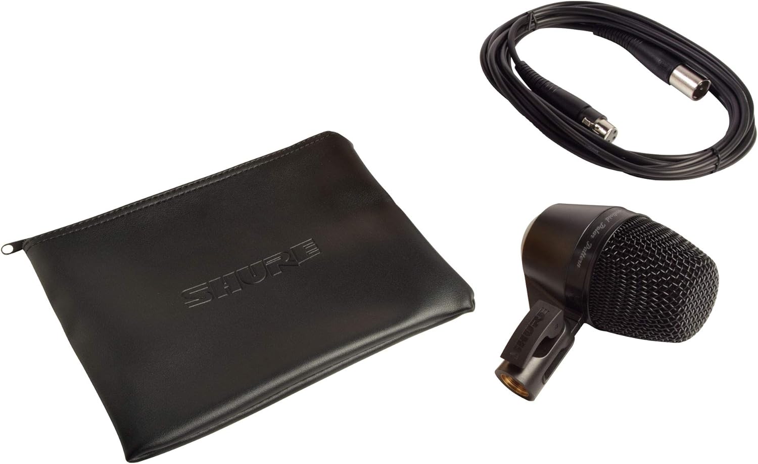 Kit Shure PGA52 com microfone, cabo e bolsa