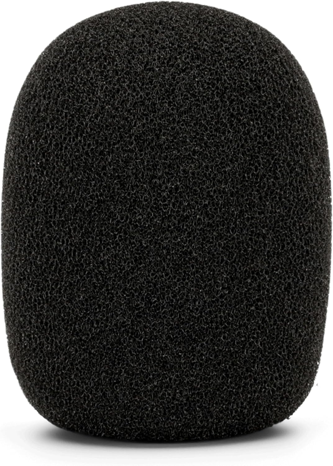 Close do filtro pop RØDE WS2 mostrando textura da espuma e formato oval